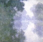 Claude Monet Arm of the Seine near Giverny in the Fog France oil painting artist